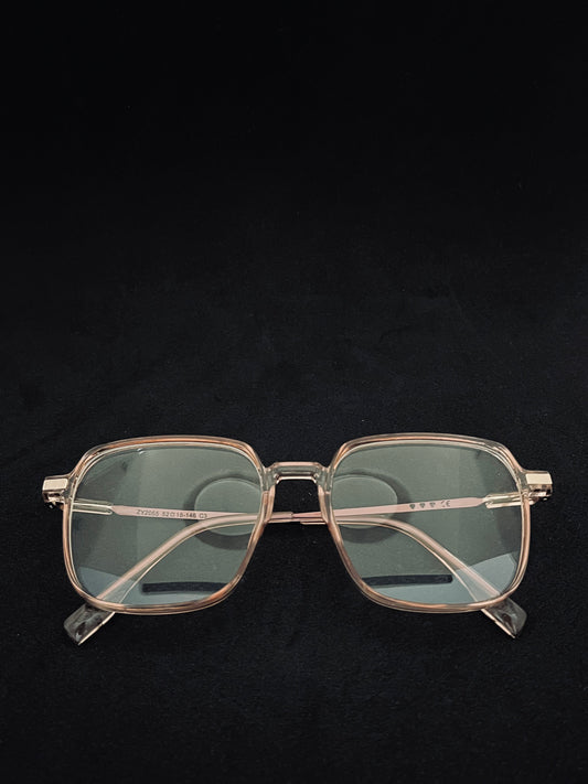 Damskie blue light blocking glasses w kolorze różowym