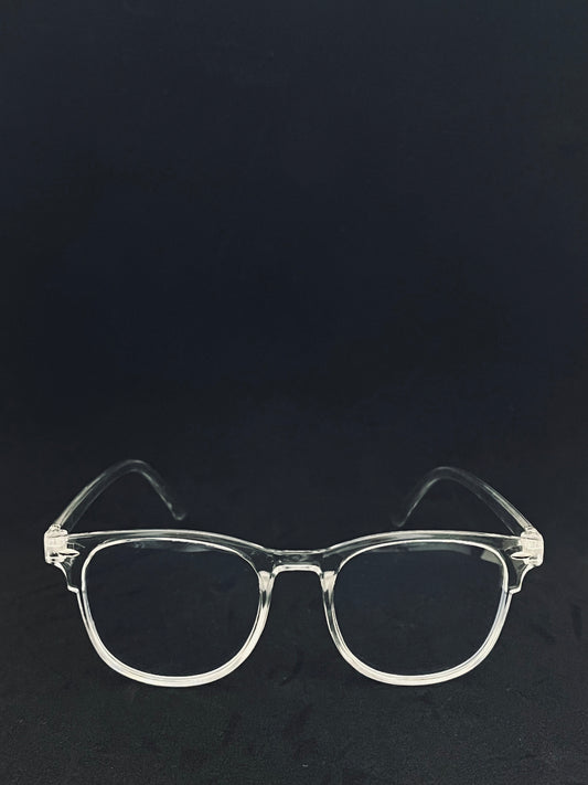 Przezroczyste okulary blokujące światło niebieskie 